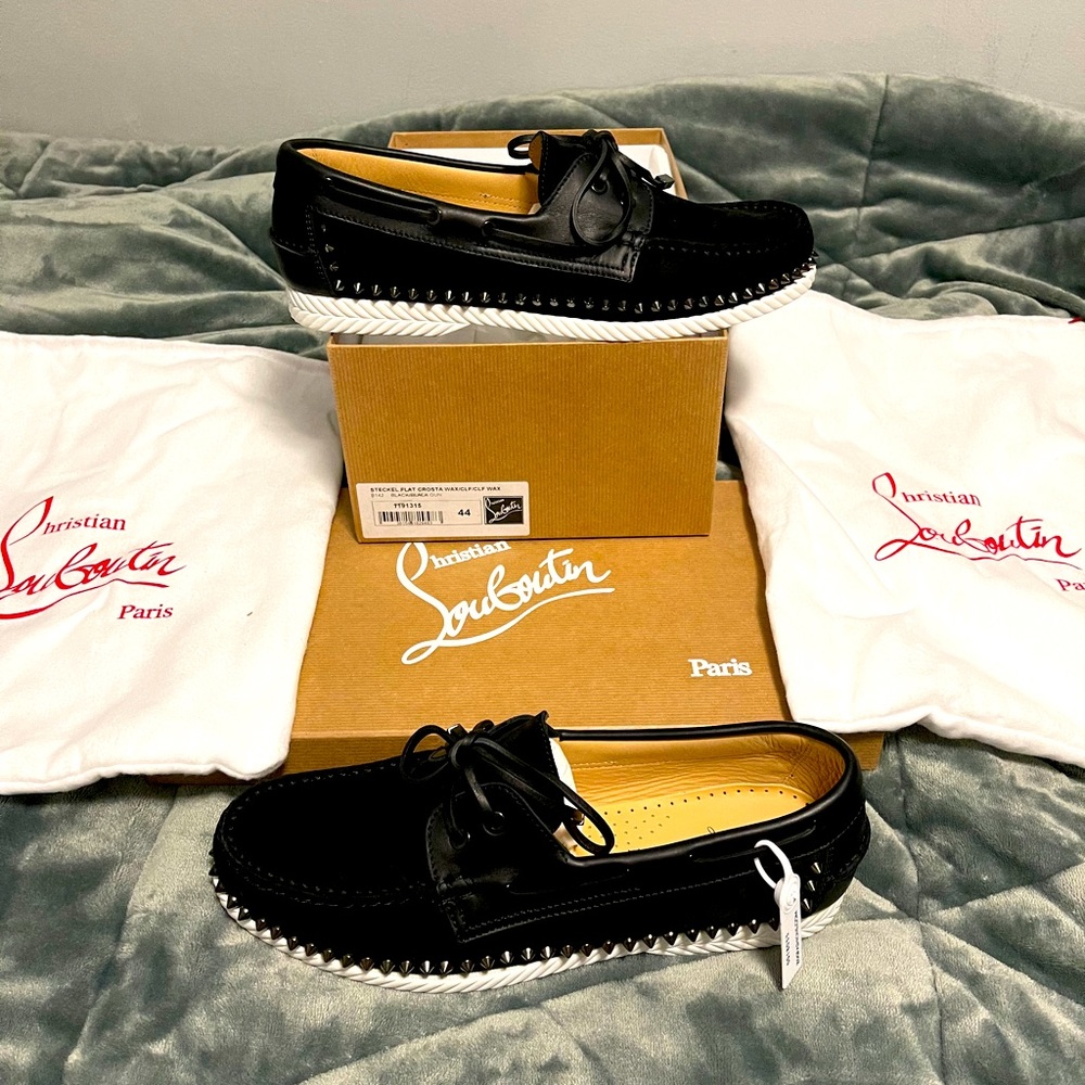 Christian Louboutin Men Boat Shoes